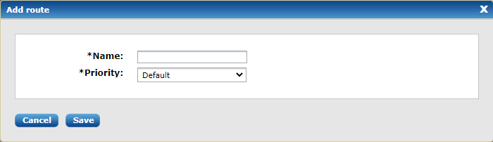 Adding a route