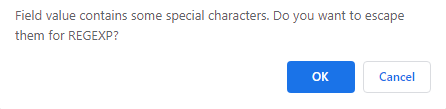 Escaping special characters in a pattern