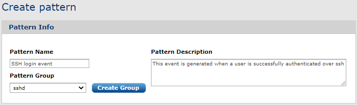 Pattern information block
