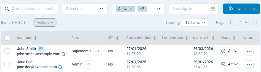 NXLog Platform Customer Portal users
