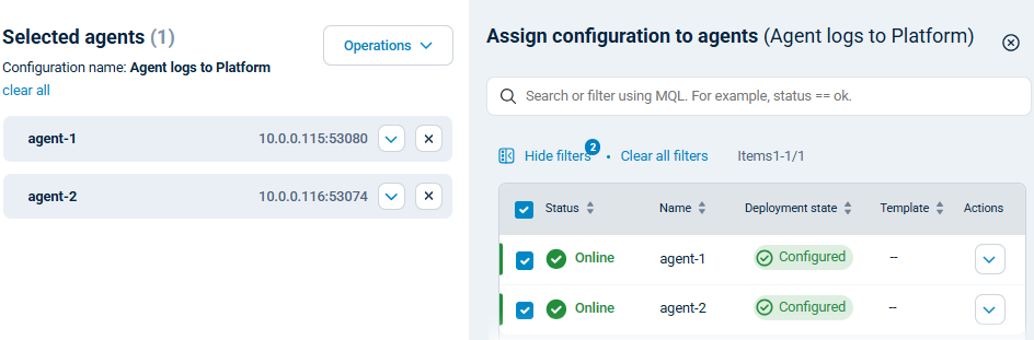 Apply a configuration to multiple NXLog Agent instances