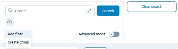 NXLog Platform new search filter