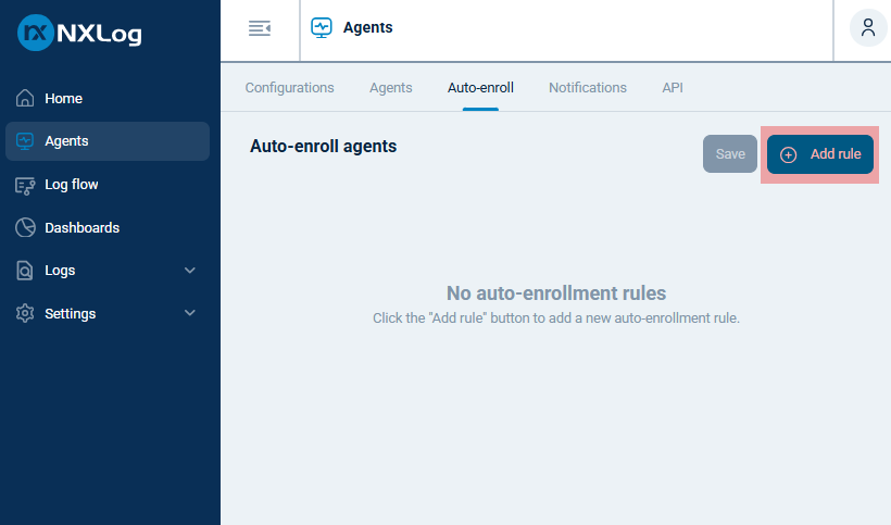 Add auto-enroll rule