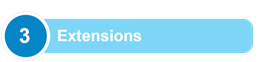 create first config 3 extensions