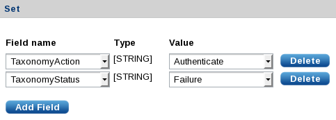 NXLog Manager Pattern Set Section